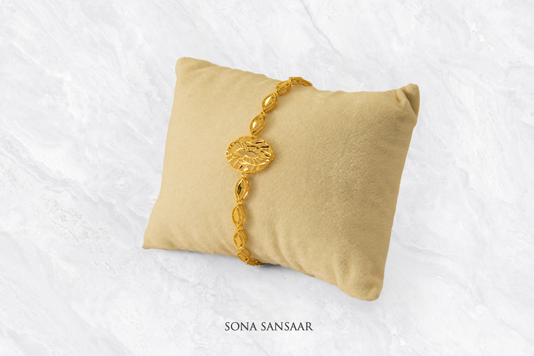 Sunray Gold Bracelet | Sona Sansaar