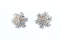 Shimmering Snowflake Studs