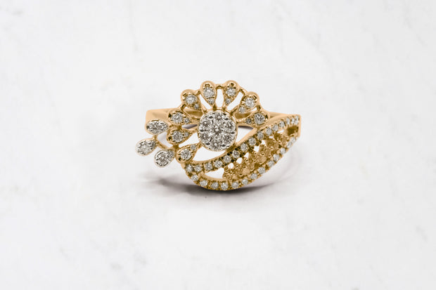 Floral Shell Ring