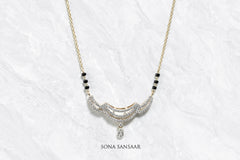 Droplet Diamond Mangalsutra | Sona Sansaar