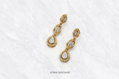 Twinkling Drop Earrings | Sona Sansaar
