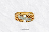 Opencut Diamond Ring | Sona Sansaar