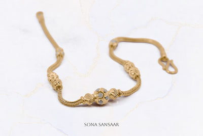 Hierarchy Two-Toned Ball Bracelet | Sona Sansaar