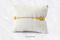 Sunlit Ball Gold Bracelet | Sona Sansaar
