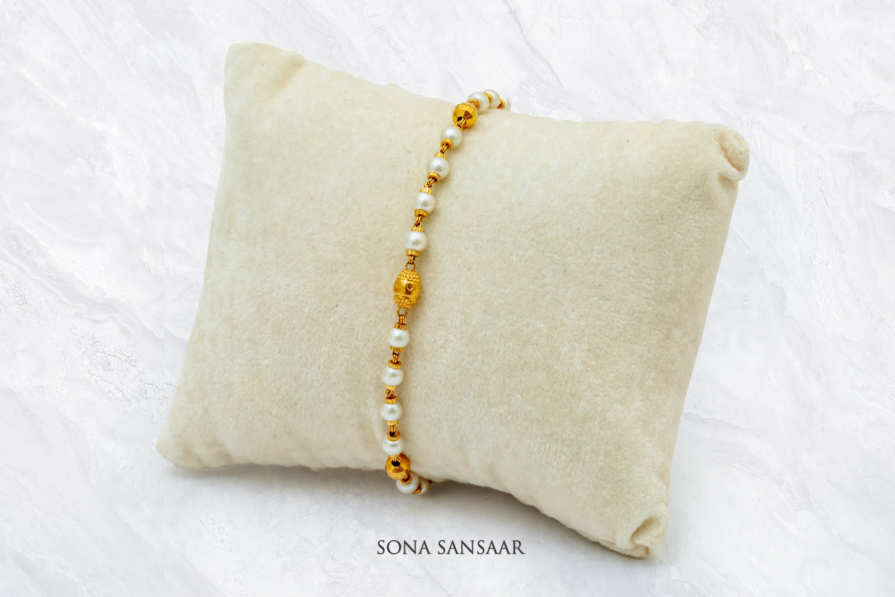 Pearla Gold Bracelet | Sona Sansaar