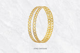 Halo Grid Bangles | Sona Sansaar