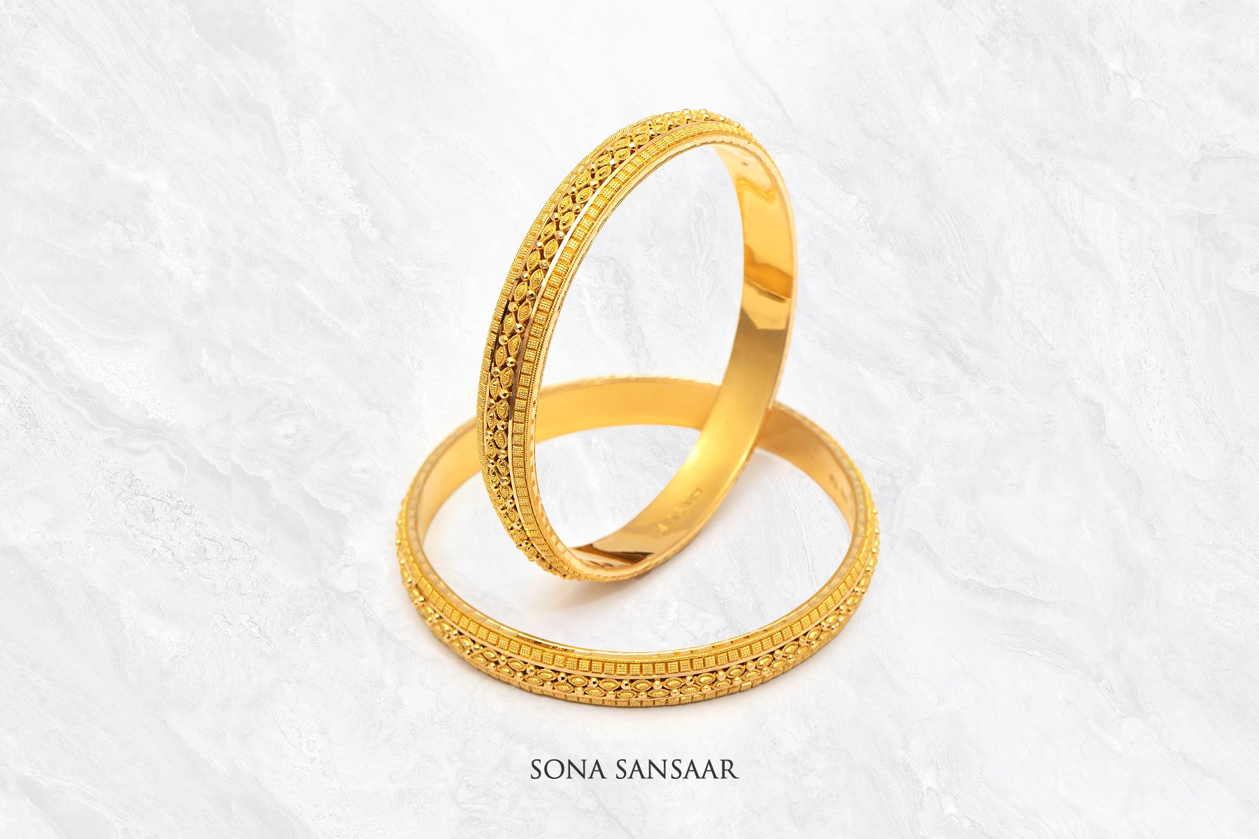 Empress Calcutti Bangle Pair | Sona Sansaar