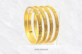 Imperium 4-Piece Gold Bangles | Sona Sansaar