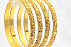 Imperium 4-Piece Gold Bangles | Sona Sansaar