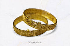 Bengali Classic Gold Bangle Pair