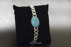 Coolstone Sterling Silver Bracelet | Sona Sansaar