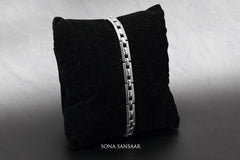 Snapsilver Sterling Silver Bangle | Sona Sansaar