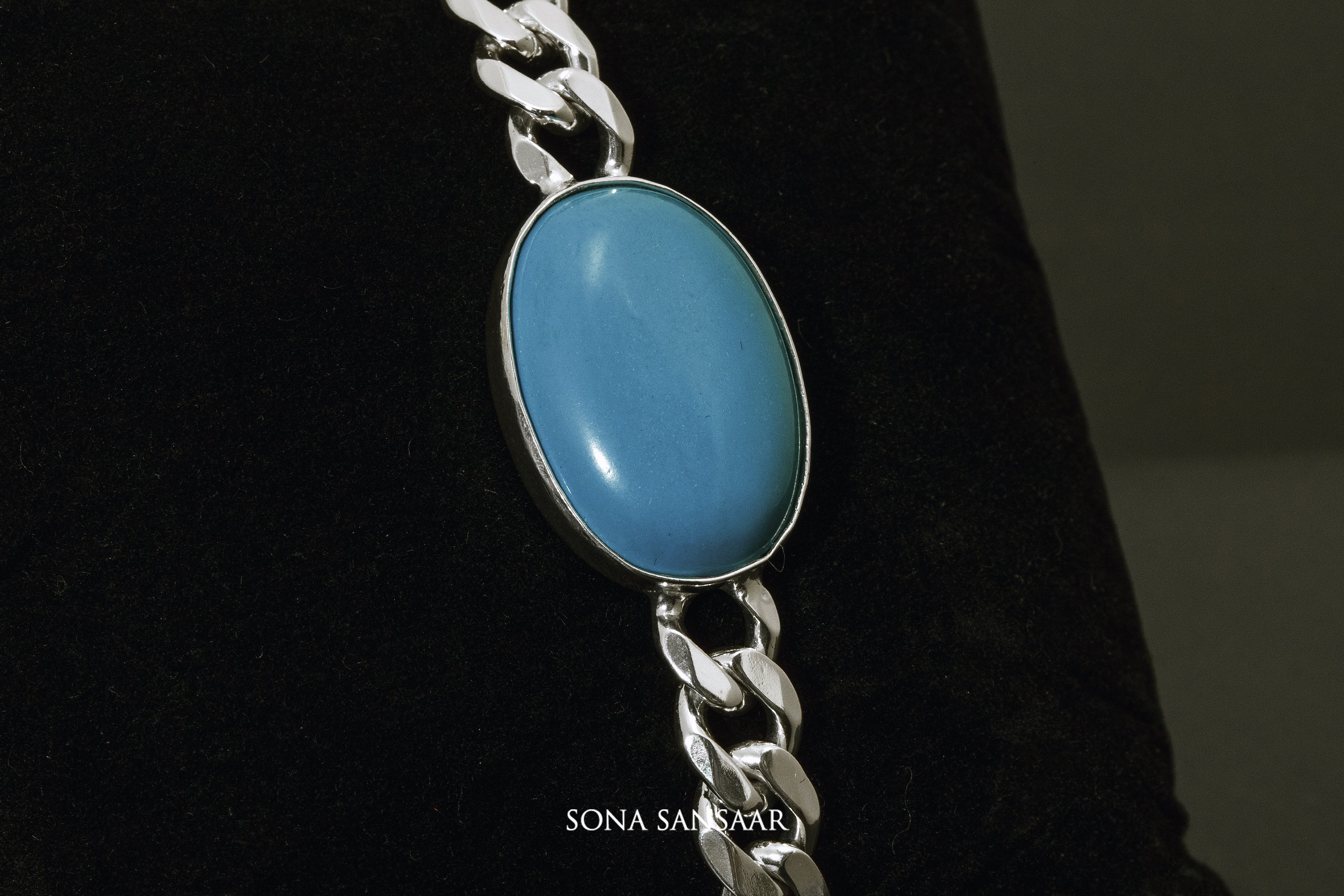 Bluebeam Sterling Silver Bracelet | Sona Sansaar