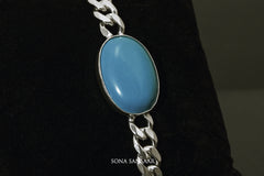 Bluebeam Sterling Silver Bracelet | Sona Sansaar