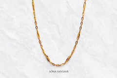 Catena Italian Gold Clip Chain | Sona Sansaar
