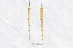 Eternal Drip Dangling Hoop Earrings | Sona Sansaar
