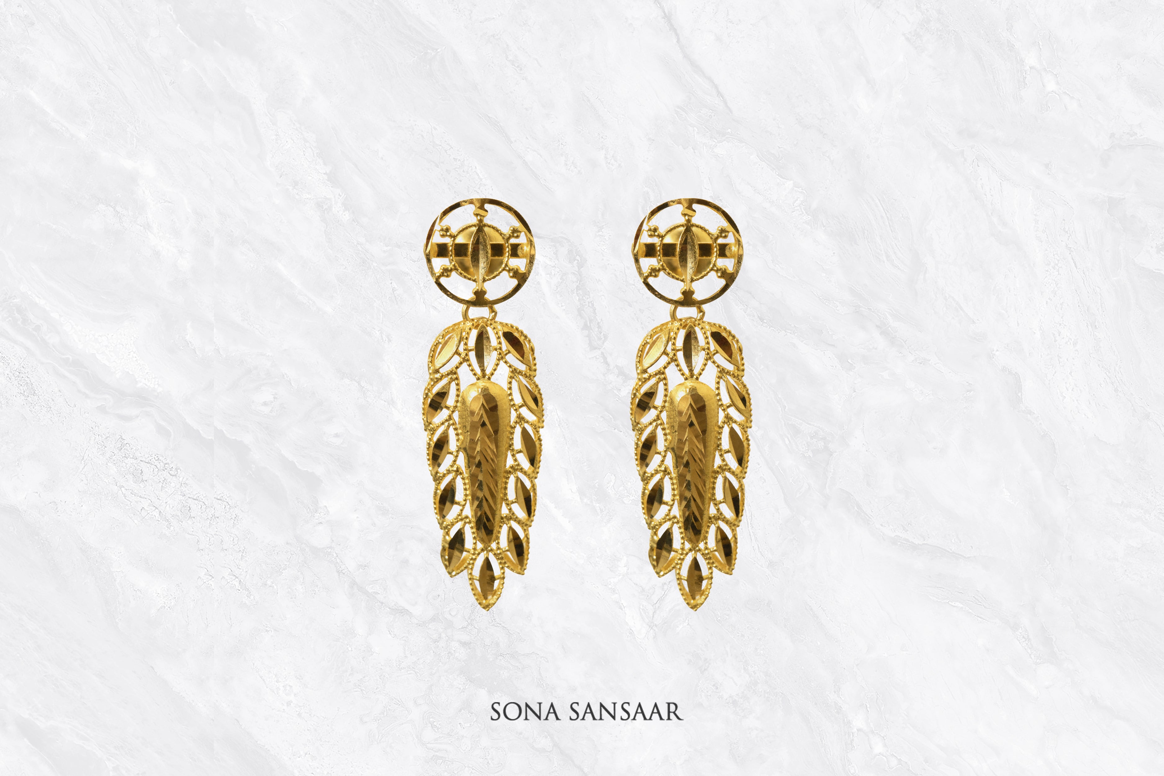Solar Fern Earrings | Sona Sansaar