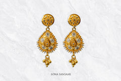Sundara Glow Two Tone Earrings | Sona Sansaar