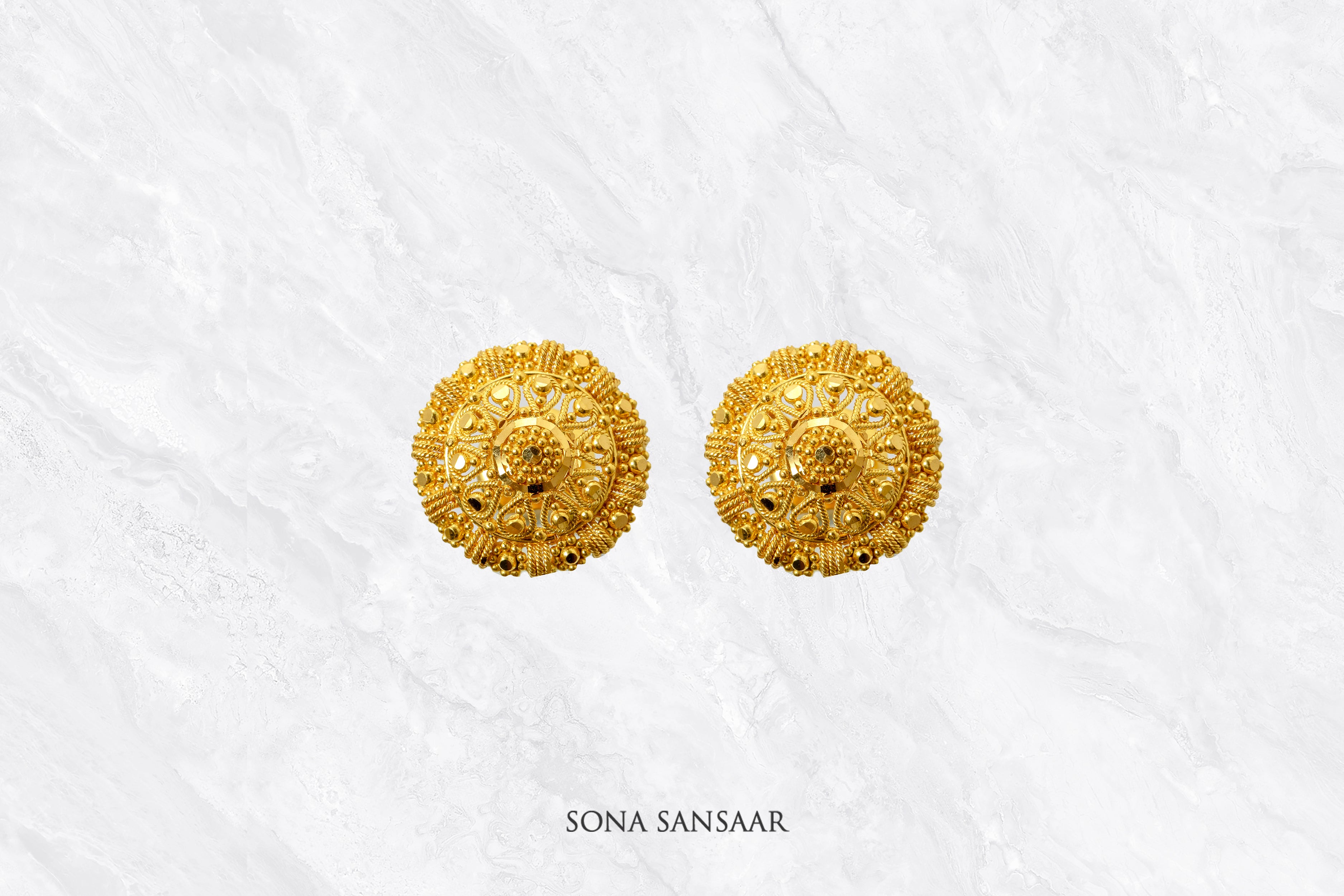 Radiant Flora Studs | Sona Sansaar