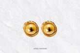 Chakrika Gold Culcutti Studs | Sona Sansaar
