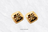 Vistara Gold Culcutti Studs | Sona Sansaar