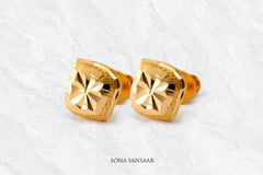 Vistara Gold Culcutti Studs | Sona Sansaar