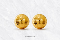 Suncore Gold Culcutti Studs | Sona Sansaar