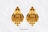 Mandira Gold Culcutti Studs | Sona Sansaar