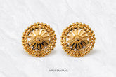 Arunika Gold Culcutti Studs | Sona Sansaar