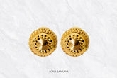 Viroha Gold Culcutti Studs | Sona Sansaar