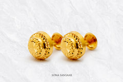Viroha Gold Culcutti Studs | Sona Sansaar