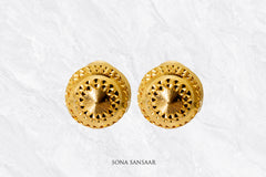 Viroha Gold Culcutti Studs | Sona Sansaar