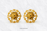 Padma Gold Culcutti Studs | Sona Sansaar