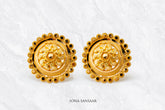 Ravya Gold Culcutti Studs | Sona Sansaar