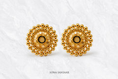 Taraksha Gold Culcutti Studs | Sona Sanasaar