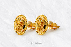 Nayra Gold Culcutti Studs | Sona Sansaar