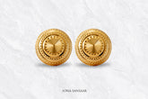 Dotline Gold Culcutti Studs | Sona Sansaar