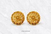 Kumudini Gold Culcutti Studs | Sona Sansaar