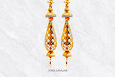 Dewfall Gold Thread Earrings | Sona Sansaar