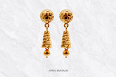 Jharna Gold Studs with Detachable Hangings | Sona Sansaar