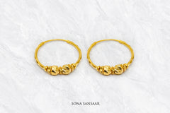 Friday Flair Bali Hoop Earrings | Sona Sansaar