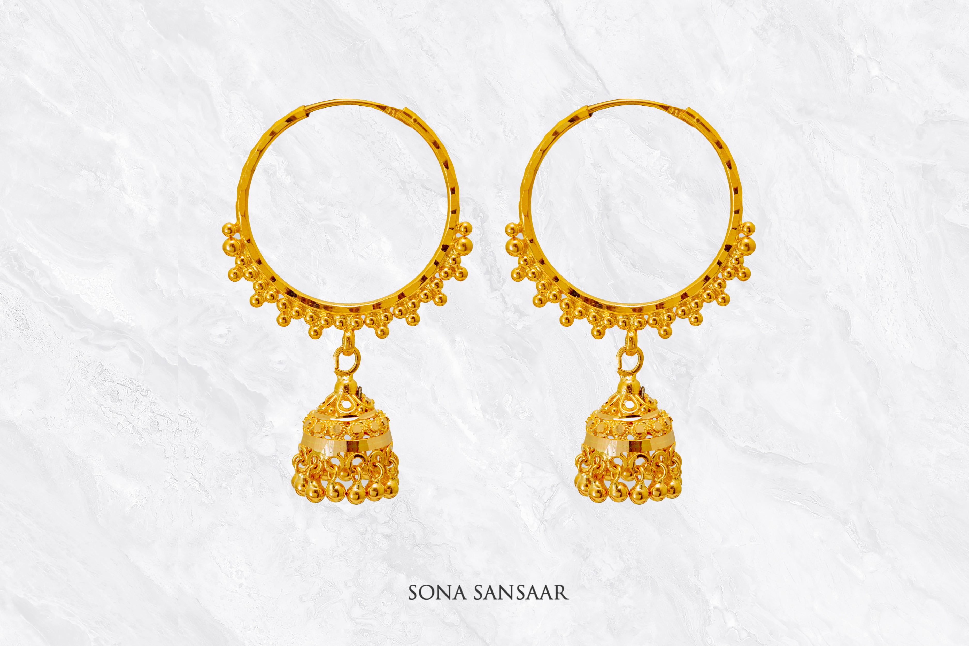 Nritya Bell Jhumka Hoops | Sona Sansaar