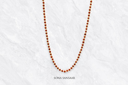 Ananta Rudraksha Ballmala Necklace | Sona Sansaar