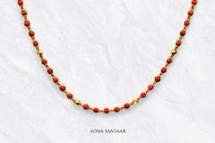 Anugrah Rudraksha Ballmala Necklace | Sona Sansaar