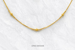 Gleam Short Ballmala Necklace | Sona Sansaar