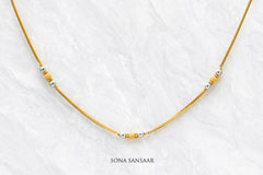 Lumina Twin Short Ballmala Necklace | Sona Sansaar