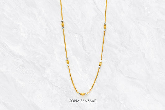 Lumina Twin Short Ballmala Necklace | Sona Sansaar