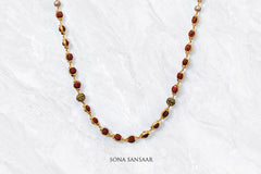 Sunseed Rudraksha Ballmala Necklace | Sona Sansaar