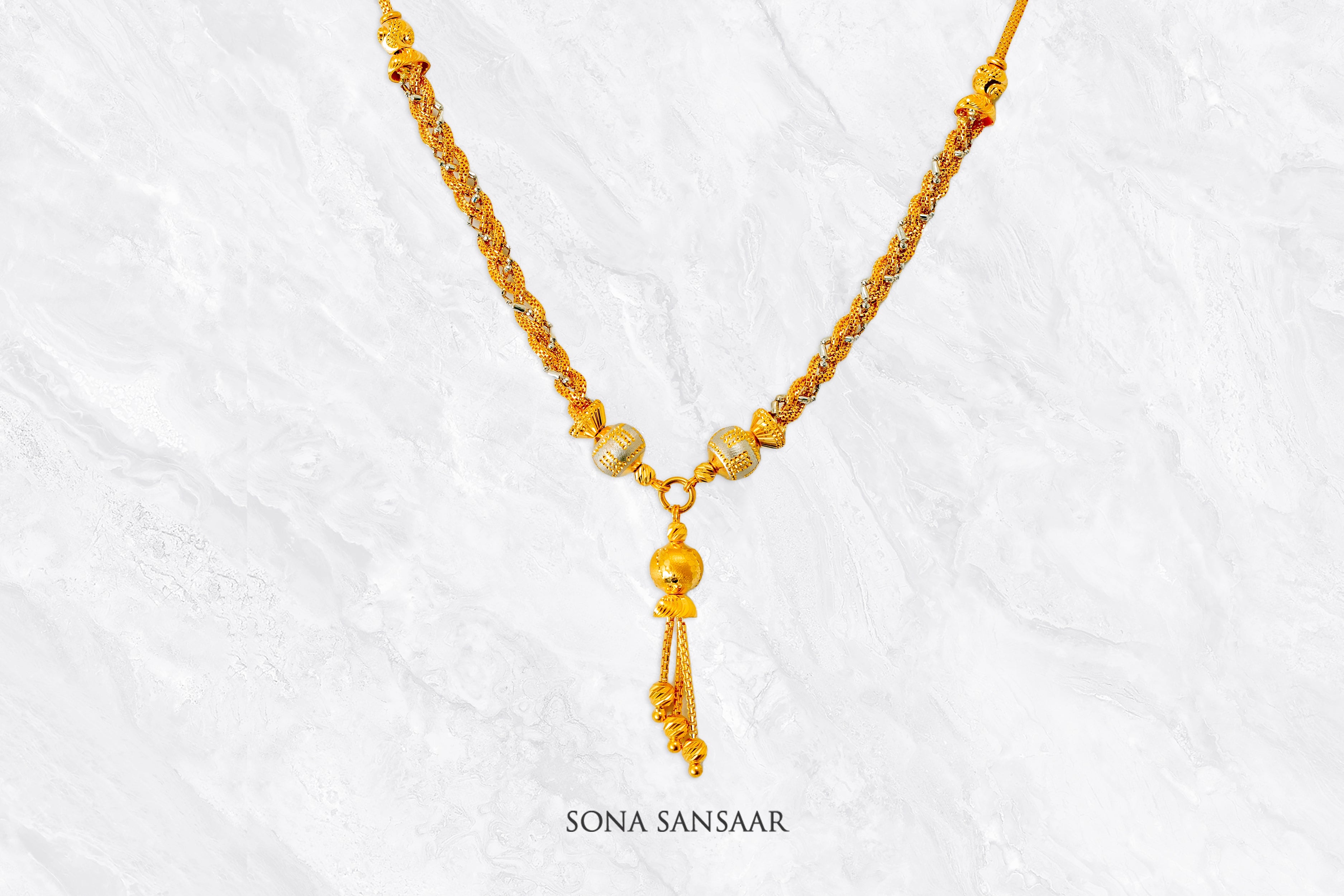Celestial Flow Ballmala Necklace | Sona Sansaar