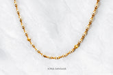 Oriana Gold and Pearl Ballmala Necklace | Sona Sansaar